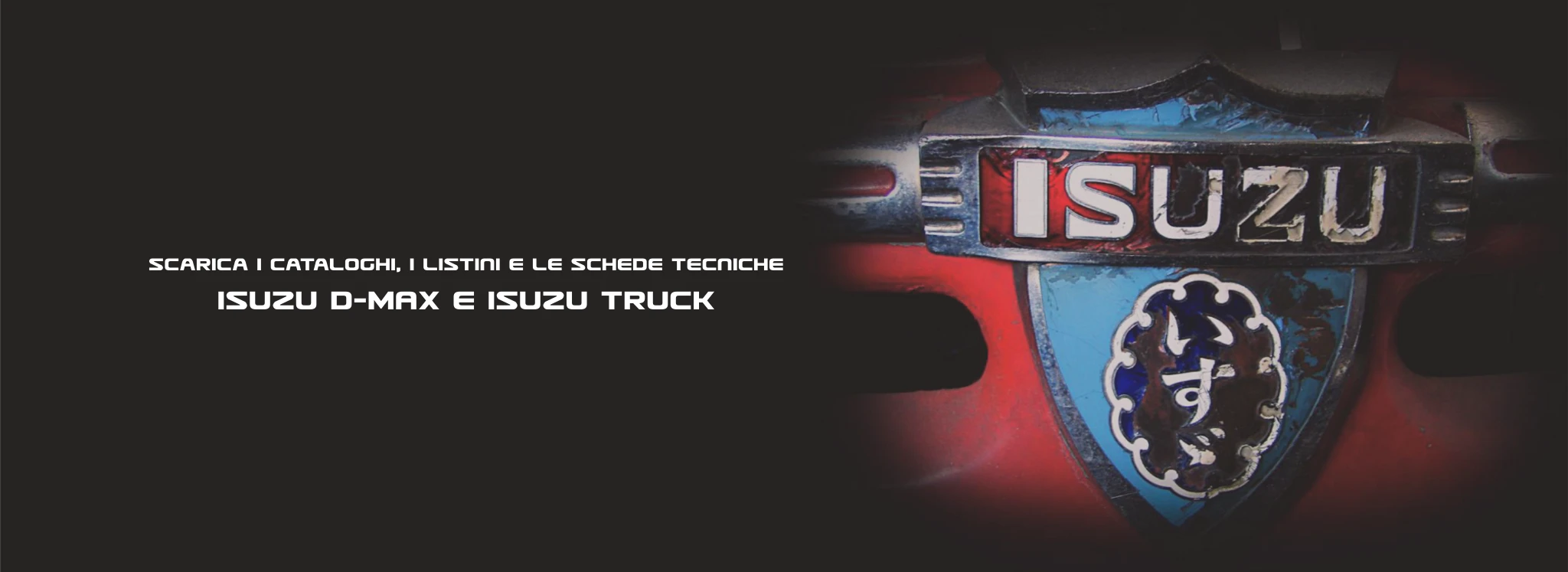 Scarica i cataloghi, i listini e le schede tecniche ISUZU D MAX e ISUZU Truck