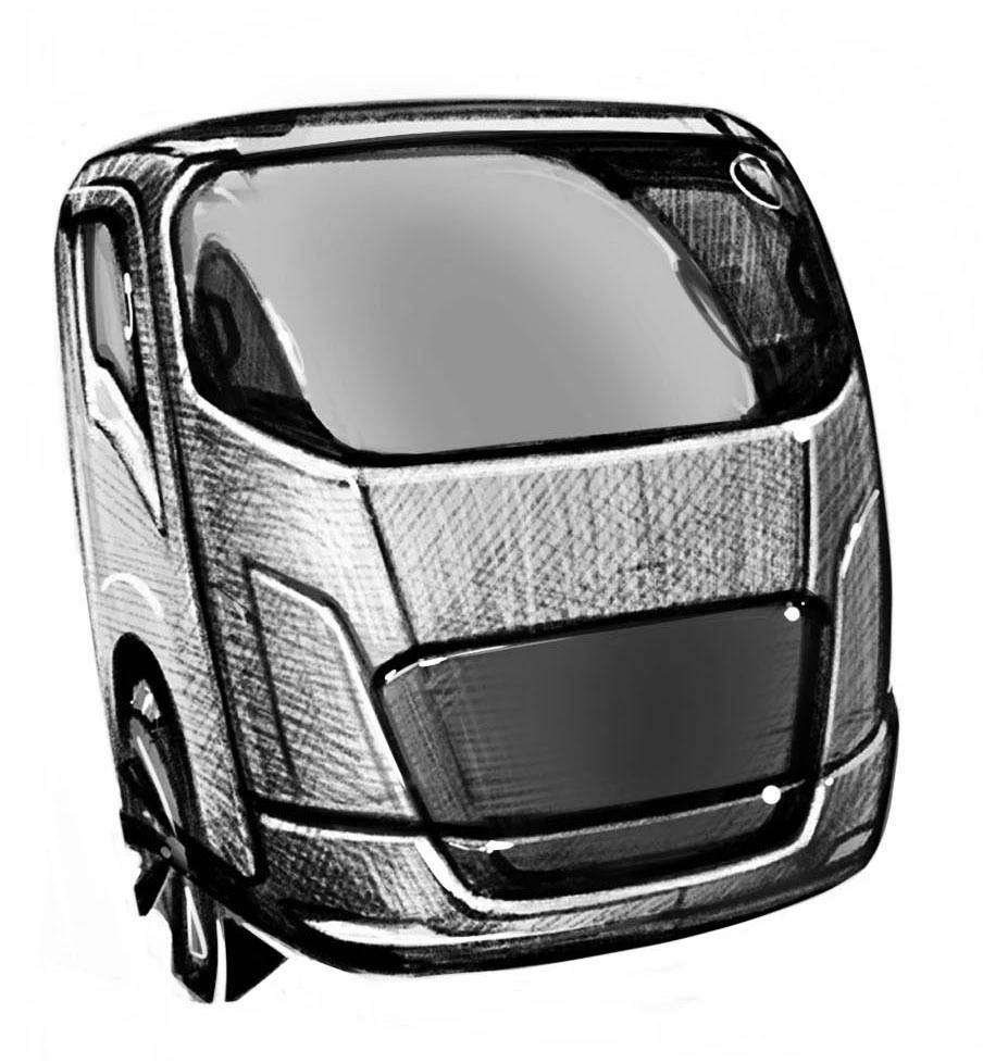 Design Sketch ISUZU P700 14