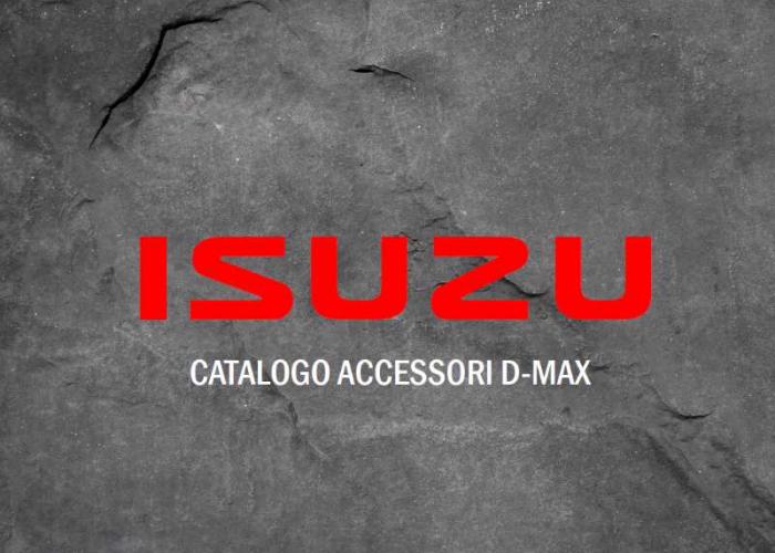 Catalogo Accessori Nuovo D-Max Maggio 2019