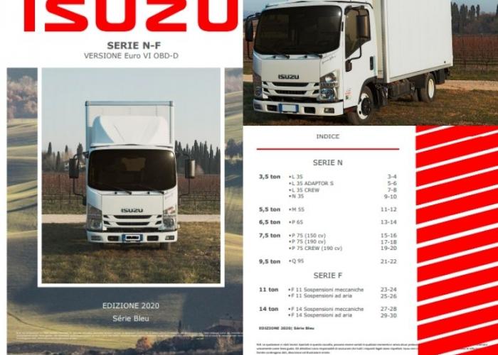 Catalogo e listino prezzi Isuzu Truck Versione Euro VI OBD-D